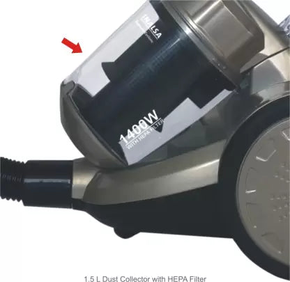 Inalsa Superemo Cyclonic 1400W Dry Vacuum Cleaner (Spray Rose Gold) Inalsa Superemo Cyclonic 1400W Dry Vacuum Cleaner (Spray Rose Gold)